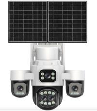 INOX-X35 5 LENS 4G ESİM SOLAR KAMERA (18x Hibrit Zoom) 5 adet  2mp  5lens  Solar Panel+ Dahili Batarya - 1